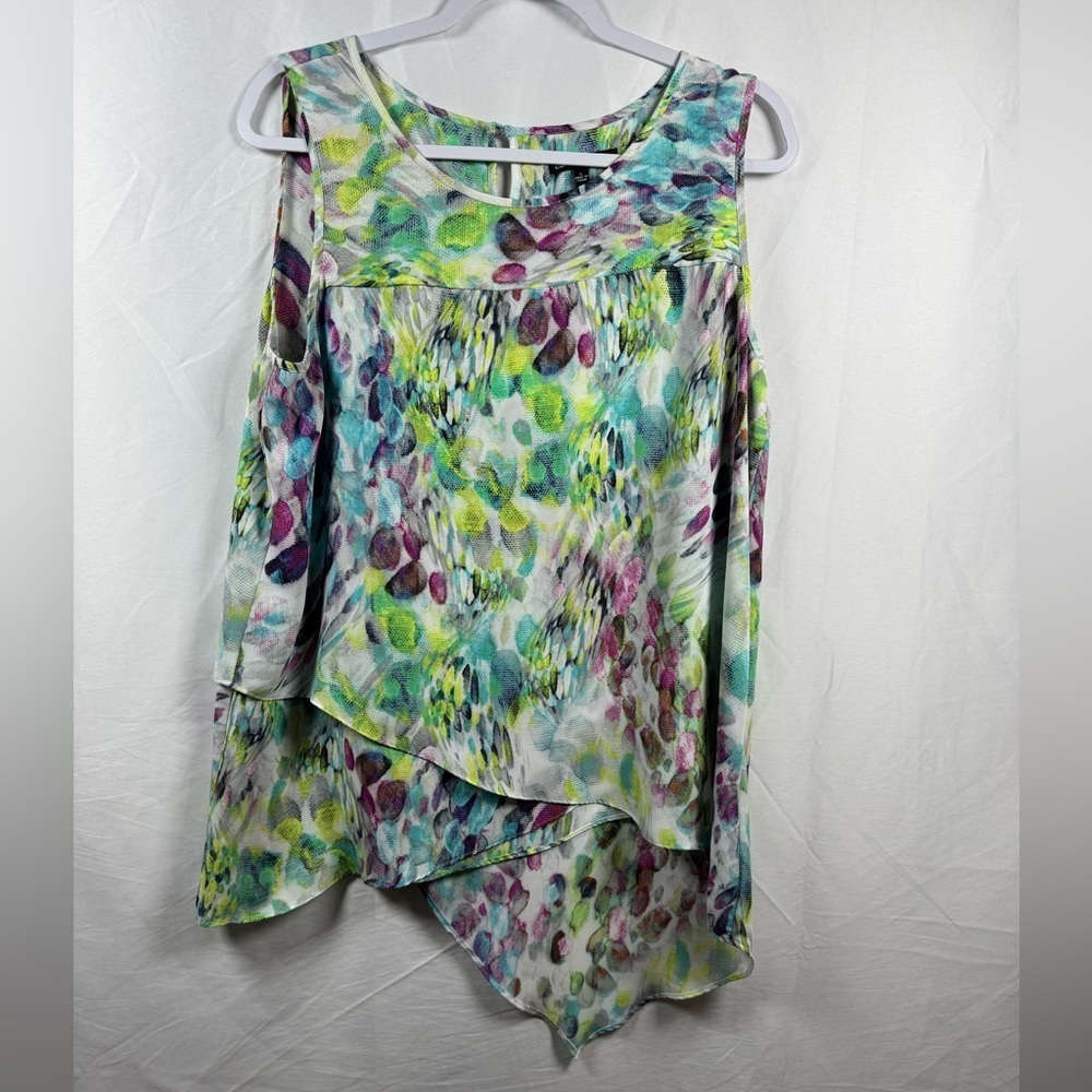 Cable & Gauge Multicolor Sleeveless Top L